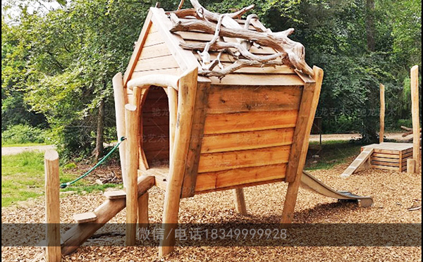 木質無動力兒童遊樂設施製作中！(圖2)