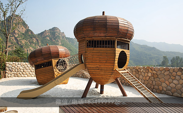 木質無動力兒童遊樂設施製作中！(圖3)