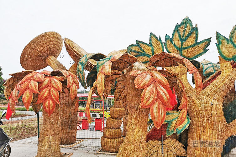 四川農民豐收節稻草藝術裝置製作簡介！(圖3)