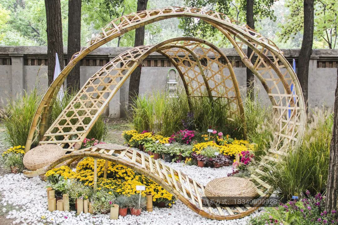 大型竹編工藝品裝置定製